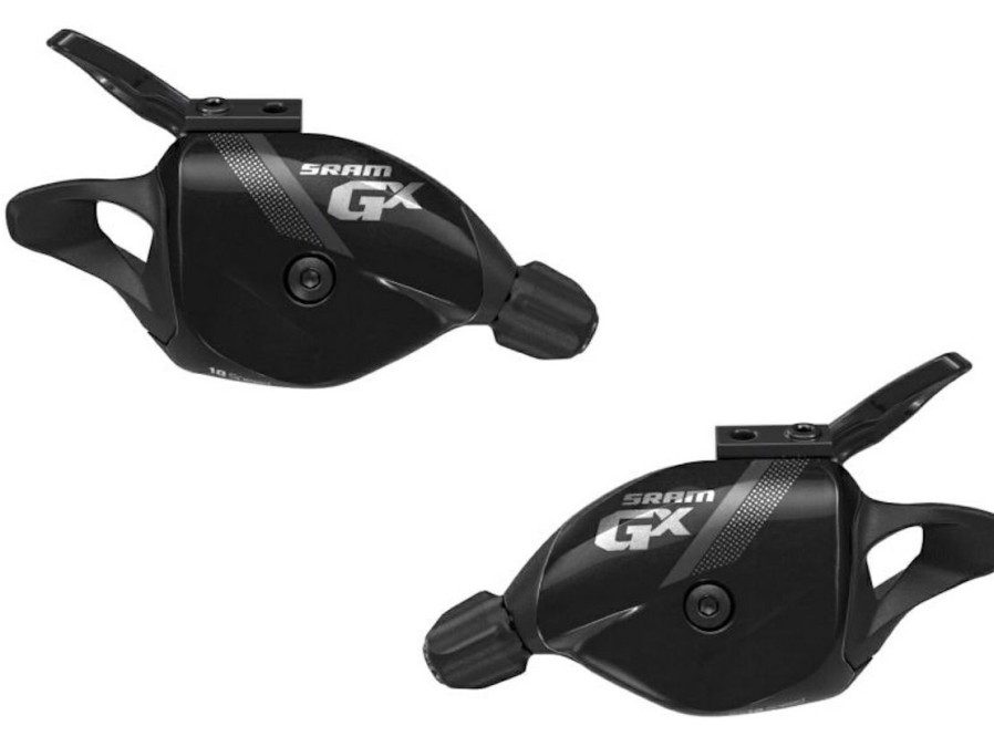 Groupsets & Components * | Sram Gx 2 10 Actuation Trigger Shifter Set Black