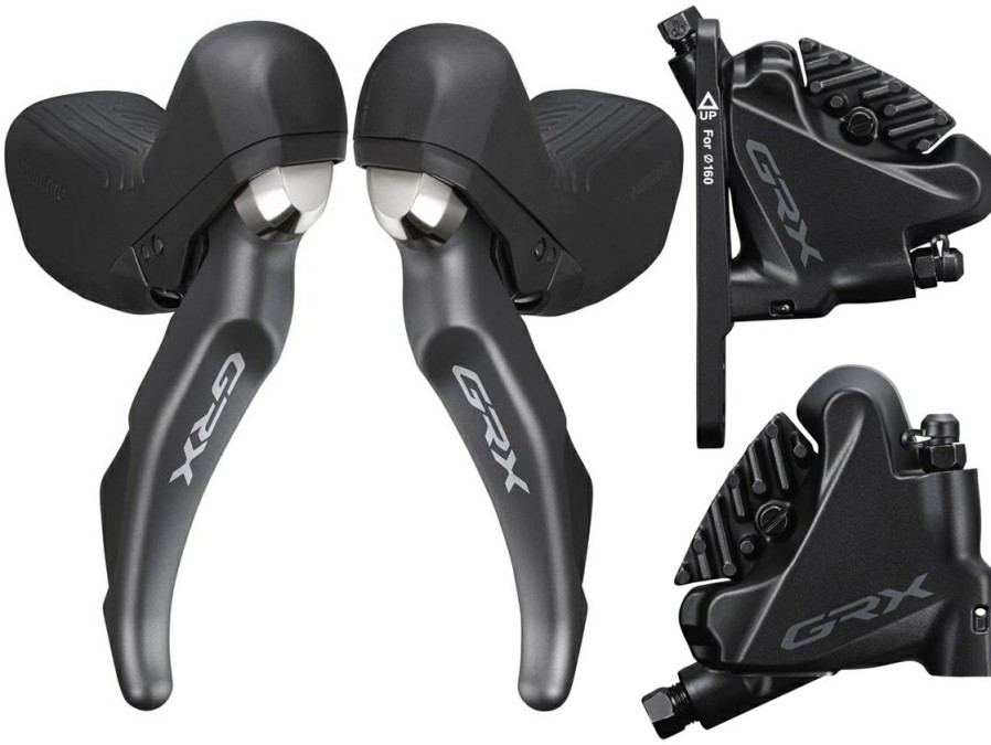 Groupsets & Components * | Shimano Grx St-Rx810 11 Speed Shifter With Br-Rx810 Caliper