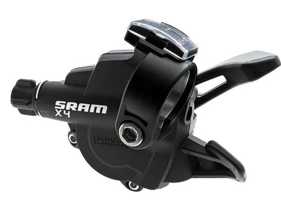 Groupsets & Components * | Sram X4 3 Speed Front Trigger Shifter Black Left Hand